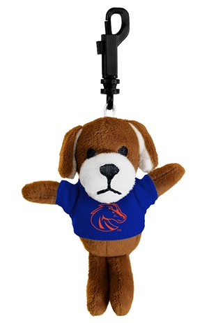 Boise State Keychain Plush - Mini Stuffed Animal by Mascot Factory -  dog