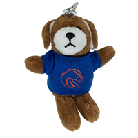 Image of BOISE STATE KEYCHAIN MINI STUFFED ANIMAL -  dog