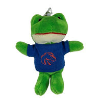 Image of BOISE STATE KEYCHAIN MINI STUFFED ANIMAL -  frog