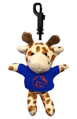 Boise State Keychain Plush - Mini Stuffed Animal by Mascot Factory -  giraffe