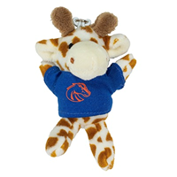 Image of BOISE STATE KEYCHAIN MINI STUFFED ANIMAL -  giraffe