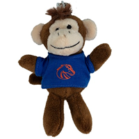 Image of BOISE STATE KEYCHAIN MINI STUFFED ANIMAL -  monkey
