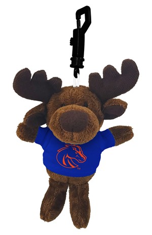 Boise State Keychain Plush - Mini Stuffed Animal by Mascot Factory -  moose