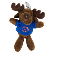Image of BOISE STATE KEYCHAIN MINI STUFFED ANIMAL -  moose
