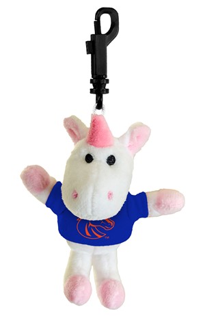 Boise State Keychain Plush - Mini Stuffed Animal by Mascot Factory -  unicorn