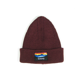 Boise, Id Beanie Ribbed Cuff Patch