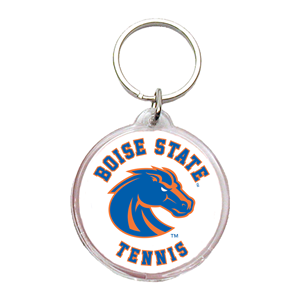 Image of Boise State Keychain Tennis Round Acrylic
