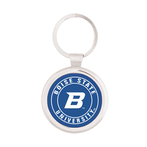 Image of Boise State Keychain Round "B" Logo