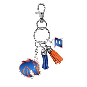 Boise State Keytag Bag Charm - Bronco Logo by Spirit - main view