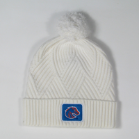 Image of BOISE STATE BEANIE TEXTURED CUFF LOGO PATCH -  natural