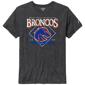 Boise State Men's T-Shirt - Bronco Logo Diamond 1932 by League - main view