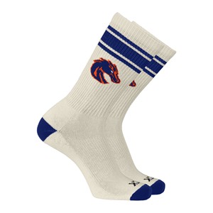 Boise State Crew Socks - Vintage Stripe by Twin City Knitting Company - main view
