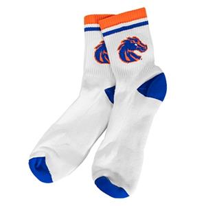 Image of Boise State Sock Vintage Quarter Logo