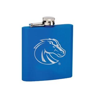 Boise State Flask - Bronco Logo by RFSJ Inc - main view