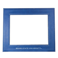 Image of BOISE STATE PHOTO FRAME LEATHERETTE 8"x10" ENGRAVED