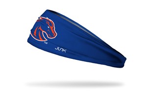 Boise State Headband - Bronco Logo Royal Blue Big Bang Lite by JUNK - main view