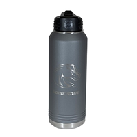 Image of BOISE STATE 32oz TUMBLER H2O STRAW LID BRONCO LOGO -  gray