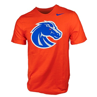Image of BOISE STATE CORE TEE BRONCO LOGO NIKE -  orange
