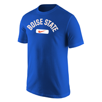 Boise State Core Tee Arch Wordmark Nike