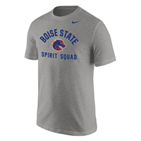 Boise State Spirit Squad Tee Wordmark Over Sport