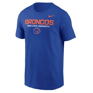 Boise State T-Shirt - Broncos Wordmark Logo by Nike - main view