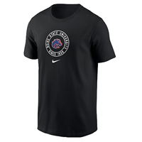 Image of BOISE STATE TEE LOGO IN CIRCLE CORE COTTON NIKE -  black