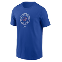 Image of BOISE STATE TEE LOGO IN CIRCLE CORE COTTON NIKE -  royal