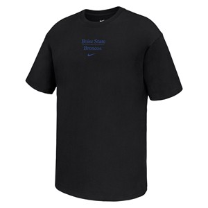 Boise State T-Shirt - Embroidered Wordmark Line Broncos by Nike -  black