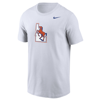 Image of BOISE STATE DFC TEE VAULT LOGO IDAHO BRONCO -  white