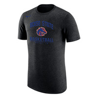 Image of Boise State Tee Basketball Tri Blend Bronco Logo