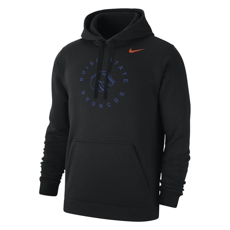 Boise State Hoodie - Circle Crest Bronco Head by Nike (SKU 13428846494) Boise State Hoodie - Circle Crest Bronco Head by Nike - main view