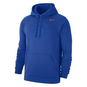 Boise State Hoodie - Circle Crest Bronco Head by Nike - royal (SKU: 13428846494) Boise State Hoodie - Circle Crest Bronco Head by Nike - royal
