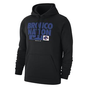 Boise State Hoodie, Bronco Nation Over Swoosh Boise ID by Nike - black (SKU: 13429607494) Boise State Hoodie, Bronco Nation Over Swoosh Boise ID by Nike - black