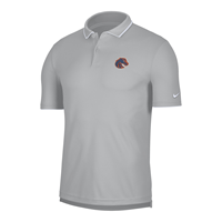 Image of BOISE STATE COLLEGIATE POLO WHITE TRIM NIKE -  gray