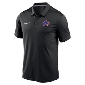 Image of BOISE STATE POLO LOGO VARSITY NIKE -  black
