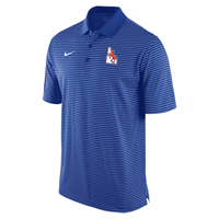 Image of BOISE STATE POLO STADIUM STRIPE VAULT LOGO NIKE -  royal