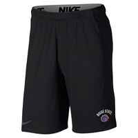 Image of BOISE STATE SHORT ARCH BOISE STATE OVER LOGO NIKE -  black