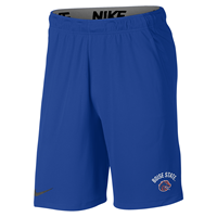 Image of BOISE STATE SHORT ARCH BOISE STATE OVER LOGO NIKE -  royal