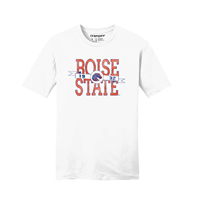 Boise State Tee Wordmark With Center Banner Est Value