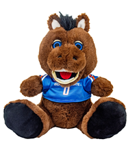 Boise State Buster Bronco W/ Jersey 9"