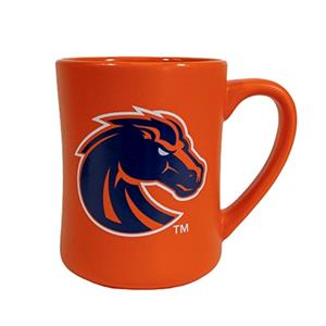 BOISE STATE MUG MATTE FULL COLOR BRONCO -  orange