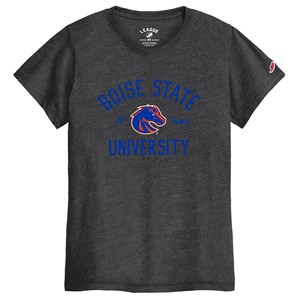 Boise State Women’s T-Shirt - Arch Over Logo by League Collegiate Wear - main view