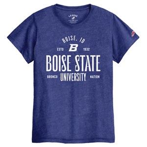 Boise State Women's T-Shirt - Est. 1932 Bronco Nation by League - main view