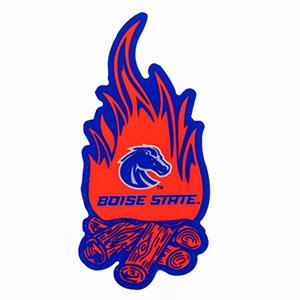 Boise State Decal Logo In Campfire