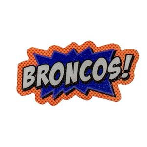 Boise State Decal Broncos Comic Font