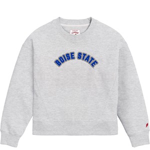 Boise State Women’s Boxy Crewneck - Arch by League Collegiate Wear - main view