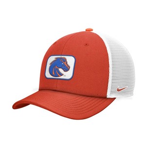 Boise State Cap - Embroidered Patch Trucker Snapback by Nike - main view