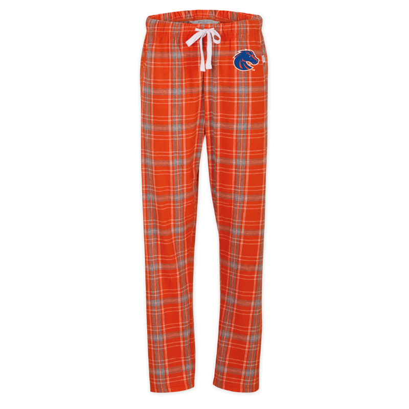 Boise State Women’s Flannel Pants - Embroidered Logo by Boxercraft (SKU 13431198657) Boise State Women’s Flannel Pants - Embroidered Logo by Boxercraft - main view
