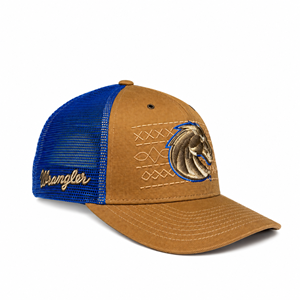 Boise State Cap - Bronco Logo Stitching by Wrangler - 2 (SKU: 13478469638) Boise State Cap - Bronco Logo Stitching by Wrangler - 2