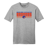 Boise State Tee Arched Wordmark Stacked Center Bronco Value